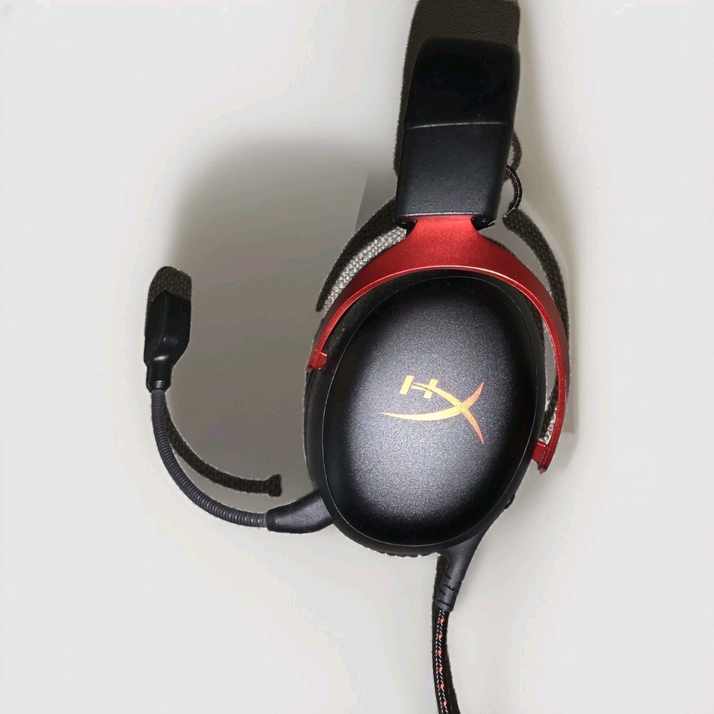 HyperX Cloud III Over-Ear Gaming Headset - Black/Red