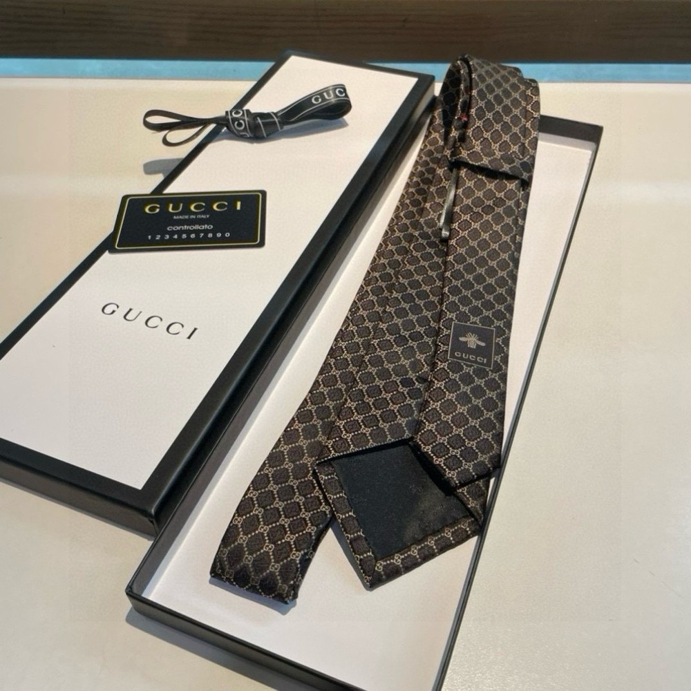 GUCCI TIE AUTHENTIC SILK 100% WIDTH:7CM