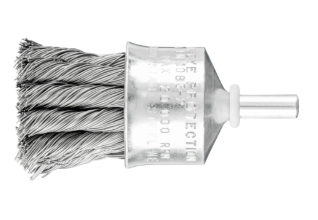 Wire End Brush - PFERD Part # 83079 - 1" Diameter Flared Cup 1/4" Shank