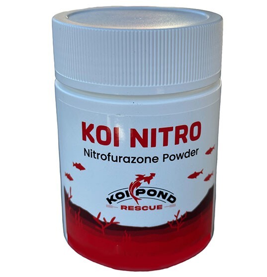 KOI NITRO Nitrofurazone Powder for Fish Ponds - 200 Grams