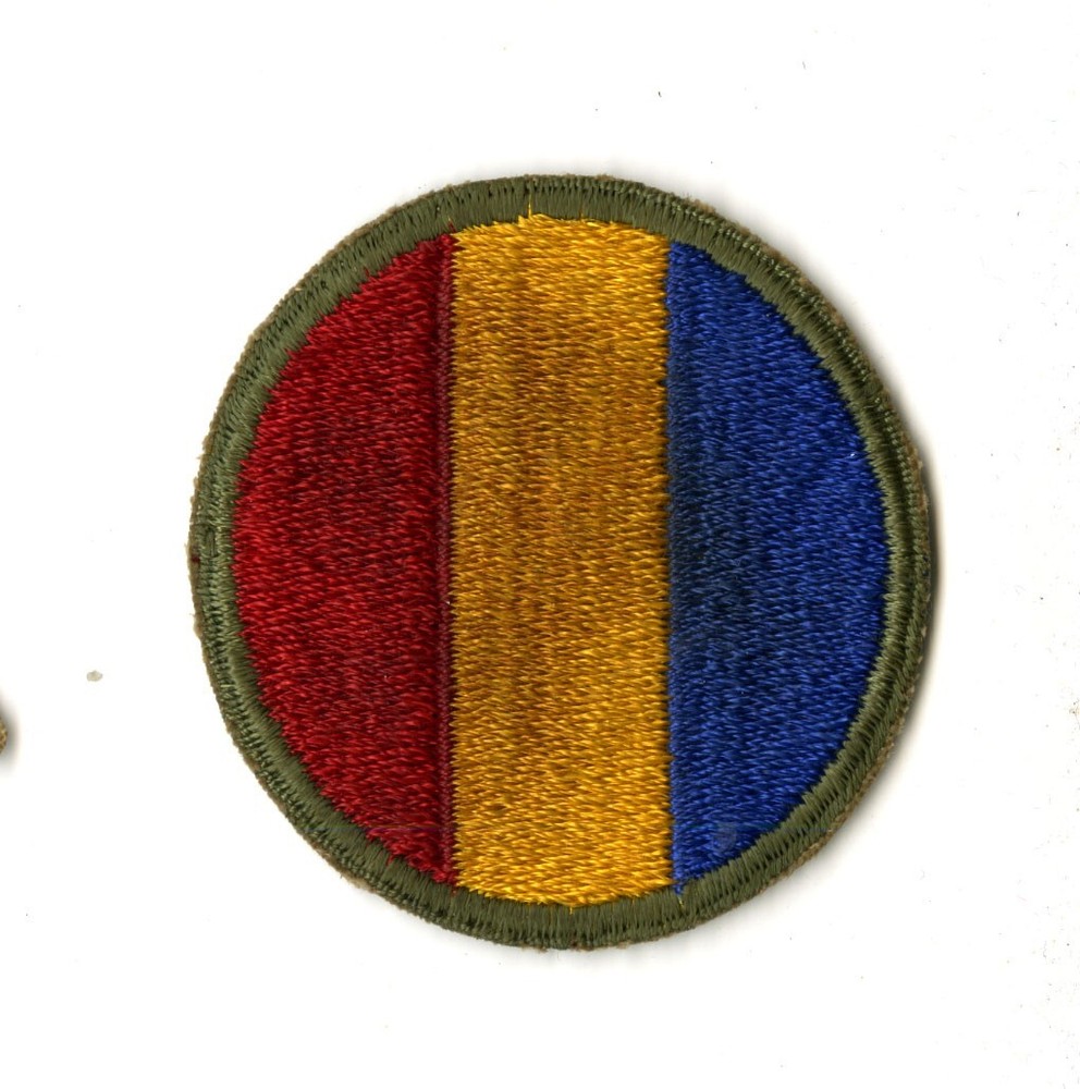 Replacement and Schools Command White Back Patch WWII Original