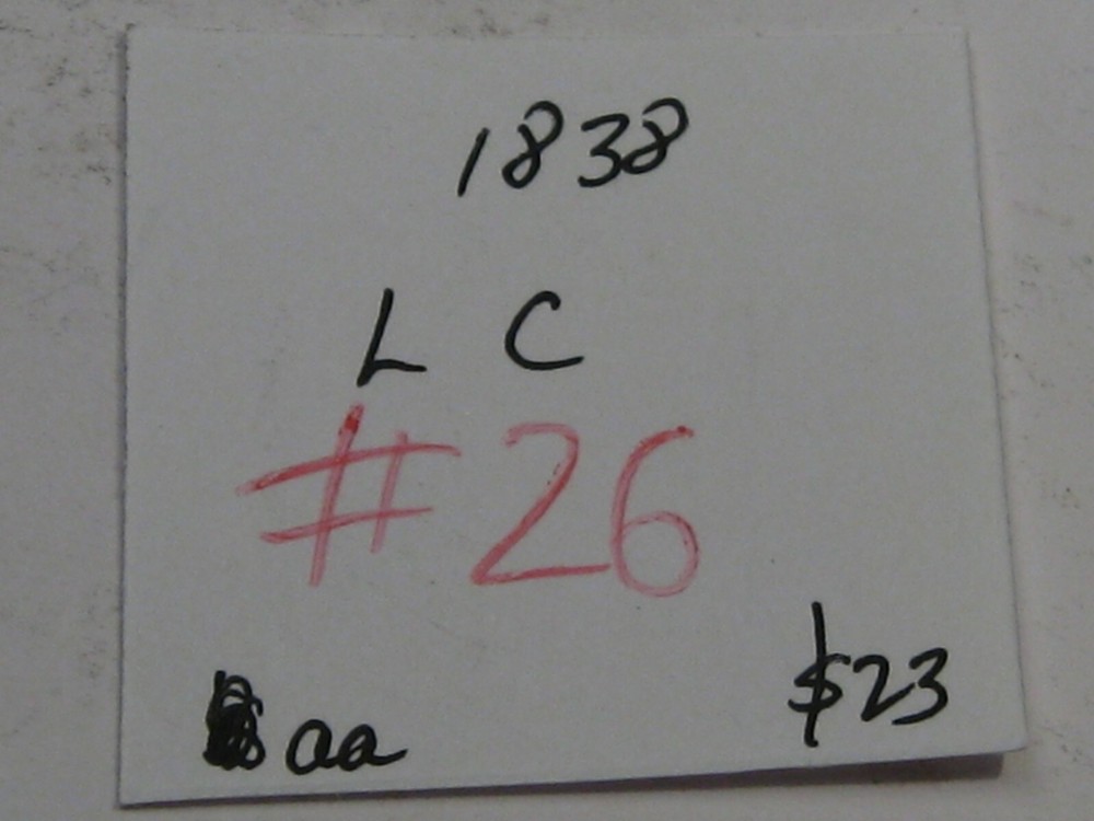 1838 Large Cent. #26