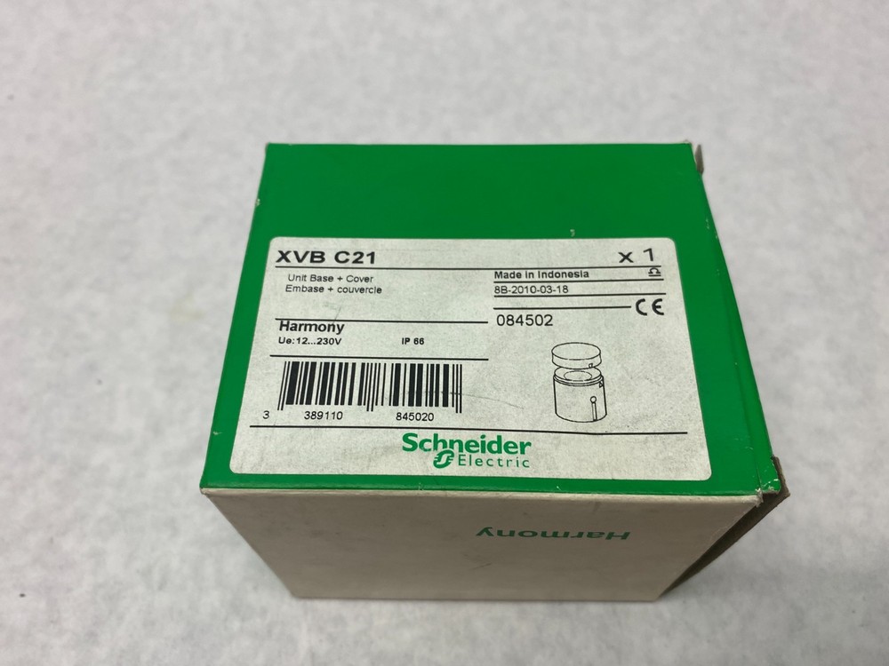 Schneider Electric XVB C21 Harmony Stack Light Beacon Base Unit + Cover 084502