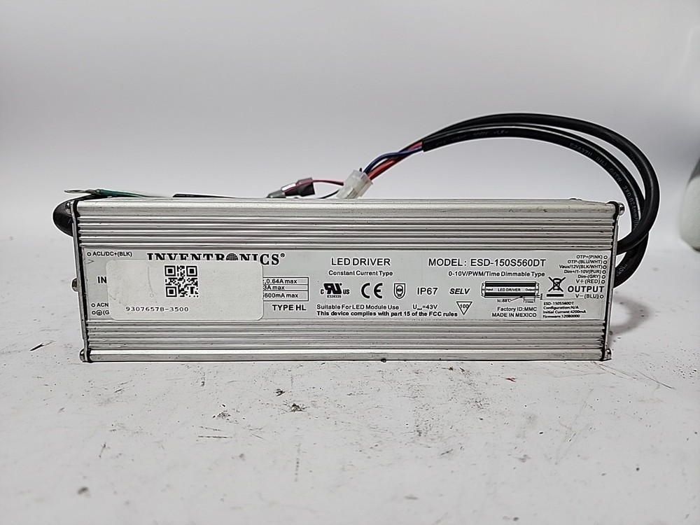 Inventronics ESD-150S560DT Programmable Constant Current LED Driver