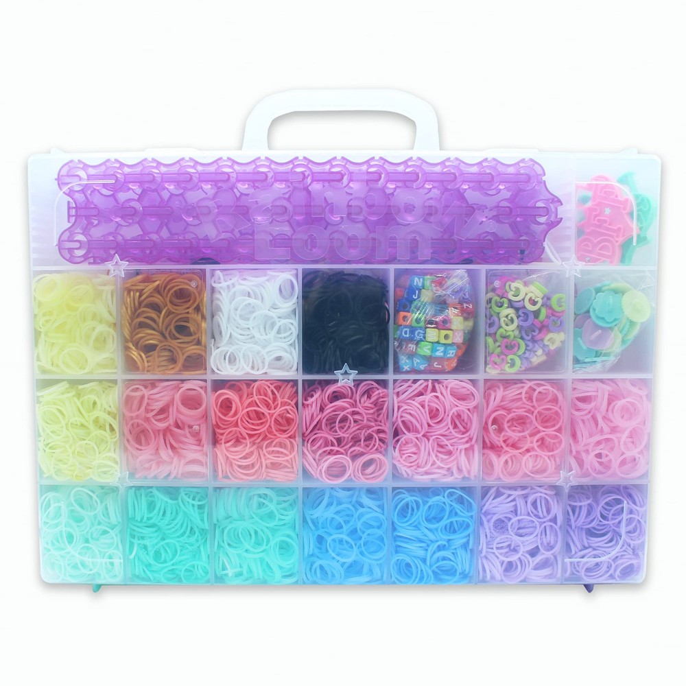 Rainbow Loom BFF Mega Button Set Featuring New Large, Multicolor