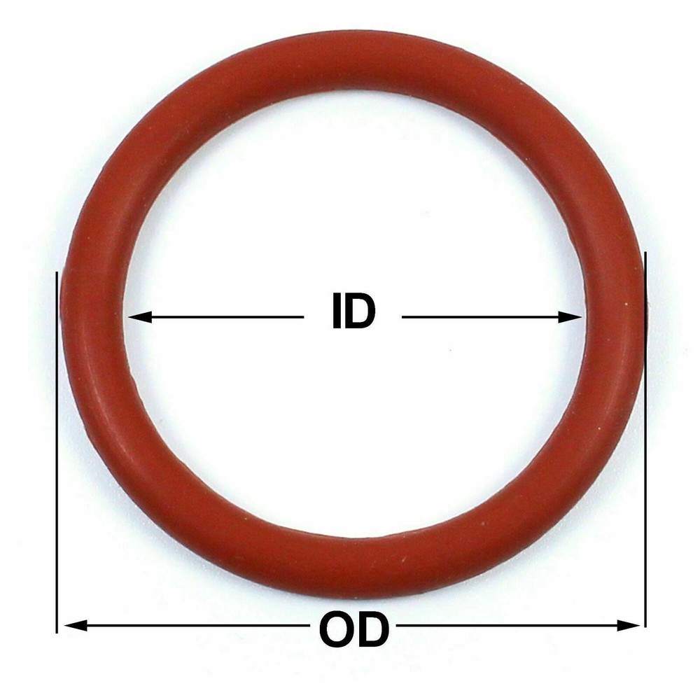 VMQ Silicone O-Ring Select Size Cross Section 1.9mm 2mm