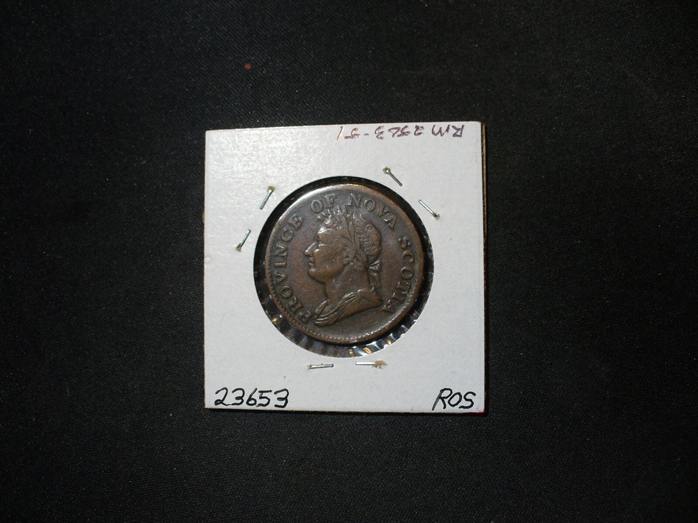 Canada Nova Scotia 1832 Half Penny Copper Token