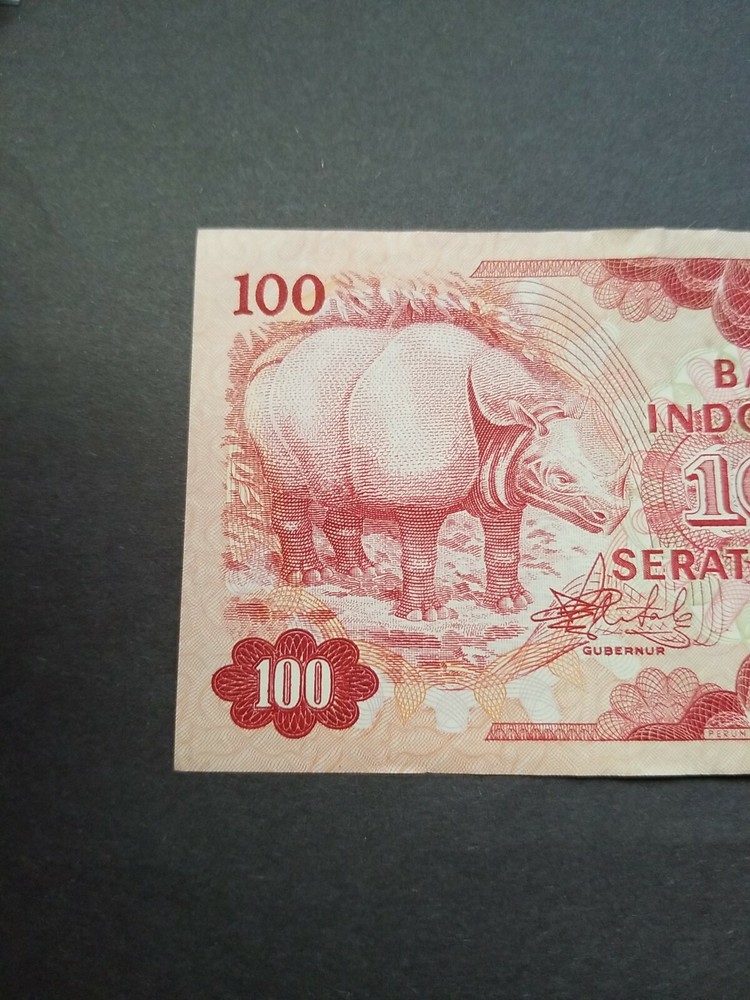 INDONESIA 100 RUPIAH REPLACEMENT PREFIX X 1977 P-116*