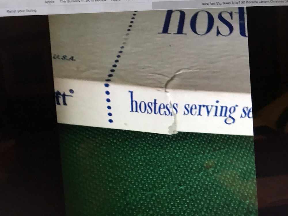 Vtg 3 Piece Forgecraft Hostess Serving Set W/Box Hostess Serving Set Stainless