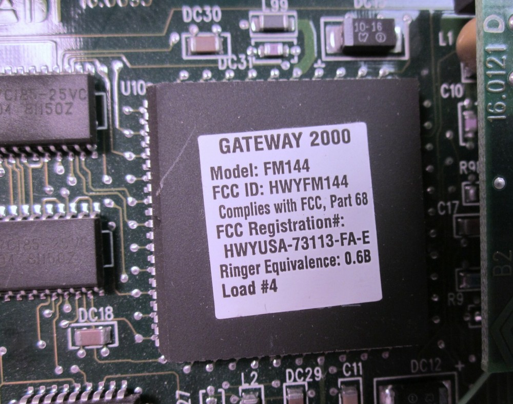Gateway 2000 FM144 HWYFM144 Modem Used