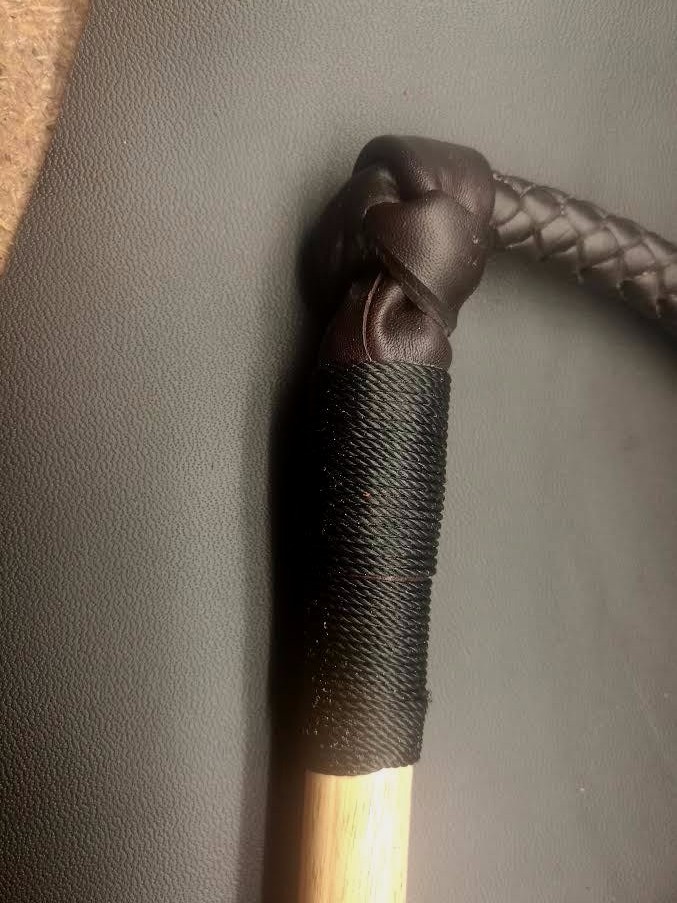 6ft 8 plait Kangaroo leather Stock whip Stockwhip