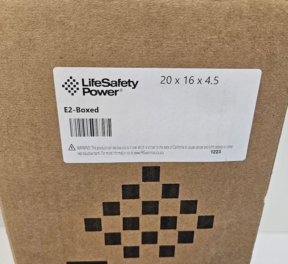 Flex Power Life Safety E2-Boxed Enclosure