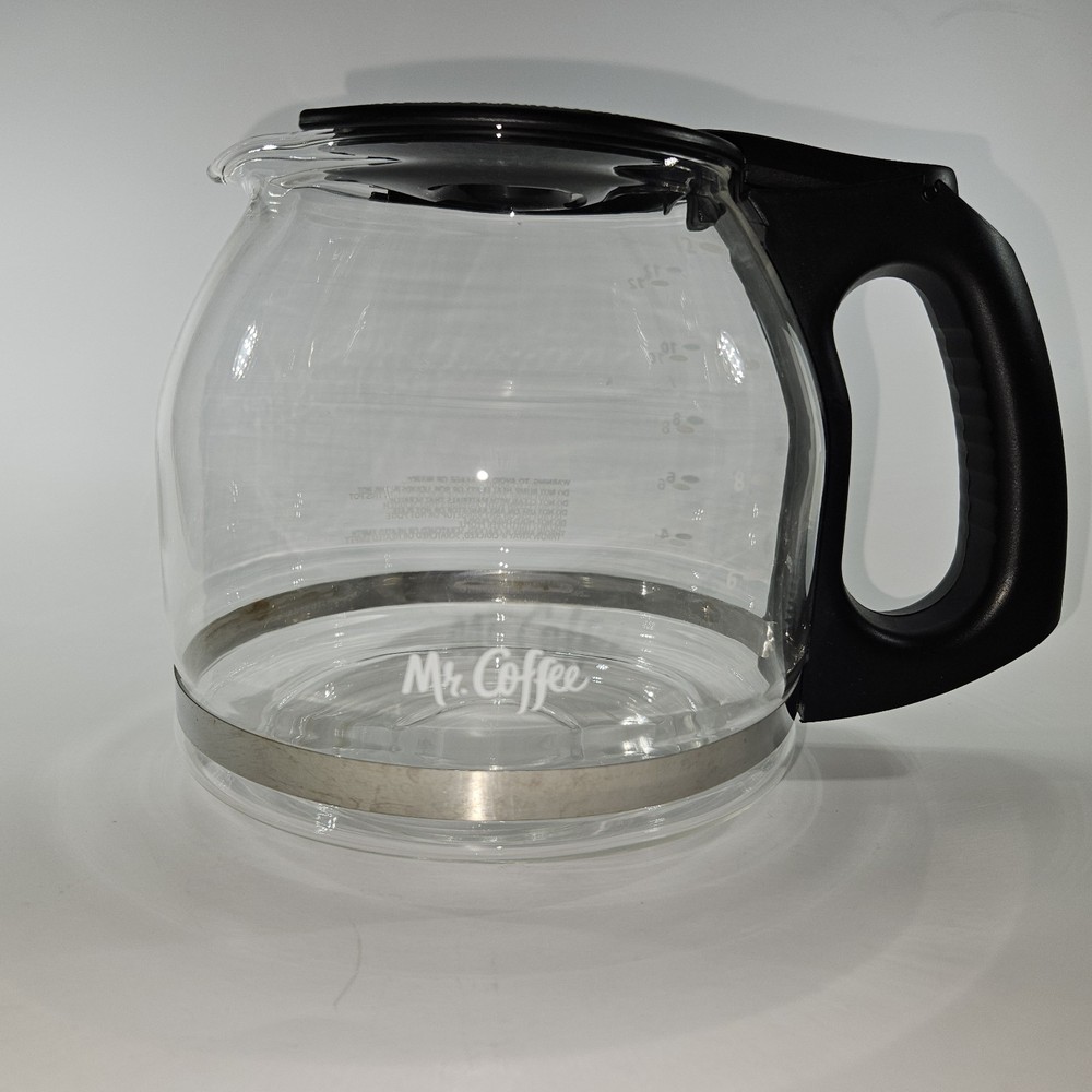 MR COFFEE ~ 12 Cup Glass Replacement Carafe ~ Black