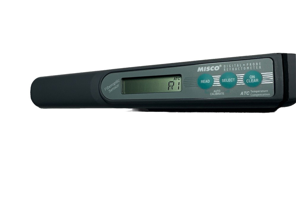 MISCO DFR200 Digital Probe Refractometer Instrument W/Fiberoptic Sensor Tested
