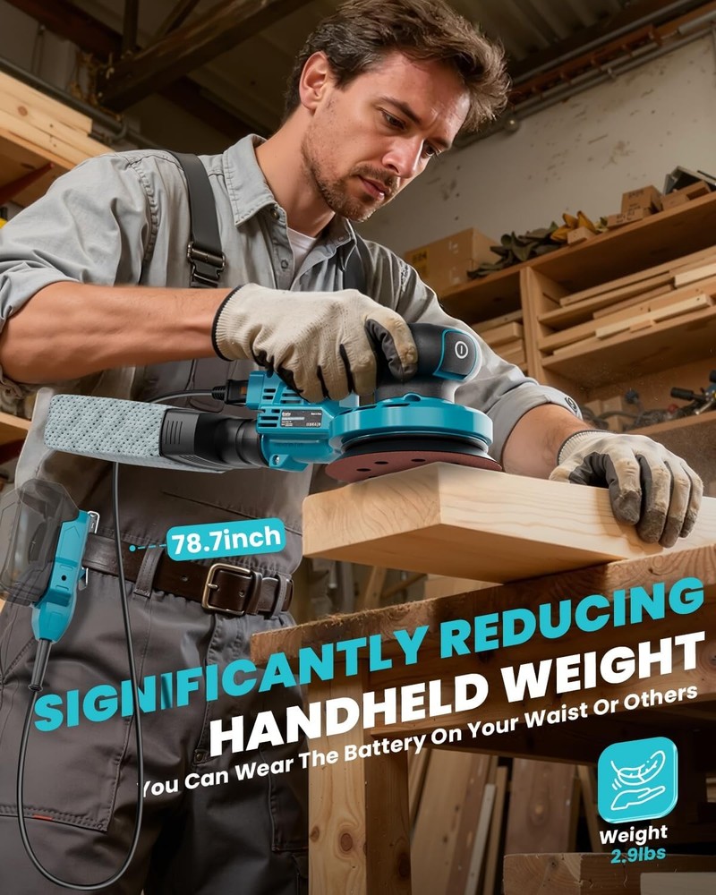 Handheld Electric Orbital Sanding Machine