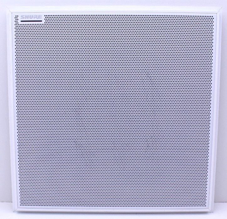 Shure Ceiling Array 24" White Square Microphone MXA910W - Tested / Updated