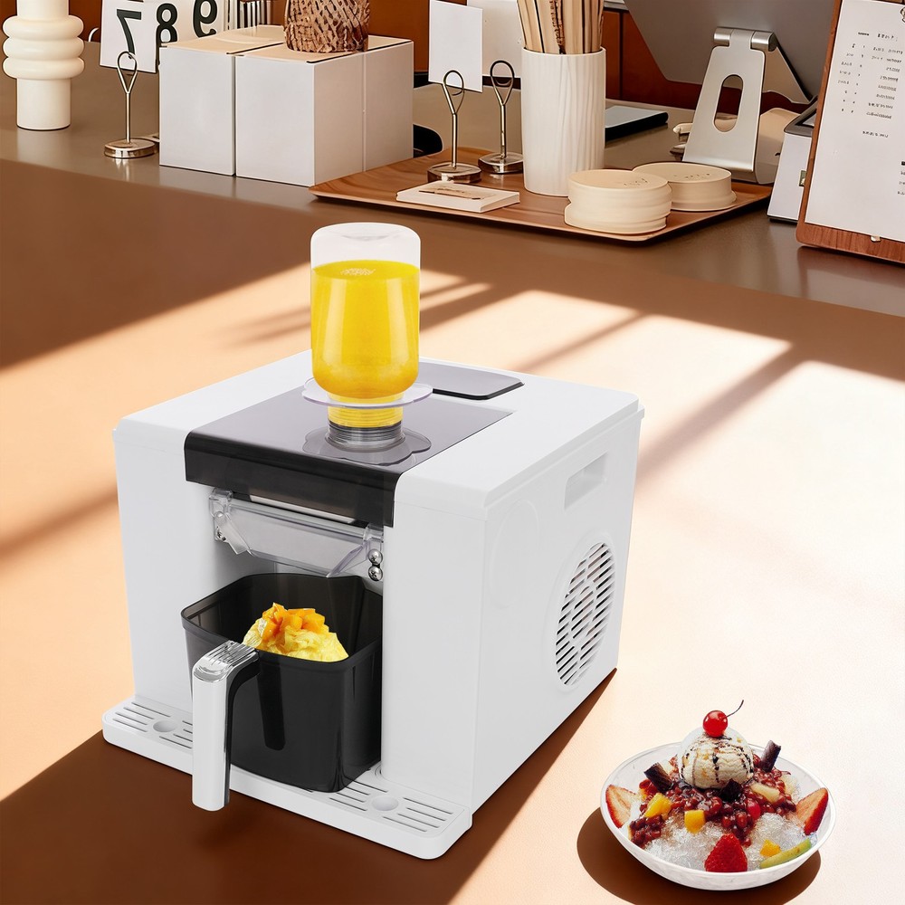 Tabletop Shaved Ice Machine 280W Touch Automatic Shaved Ice Making Machine Home