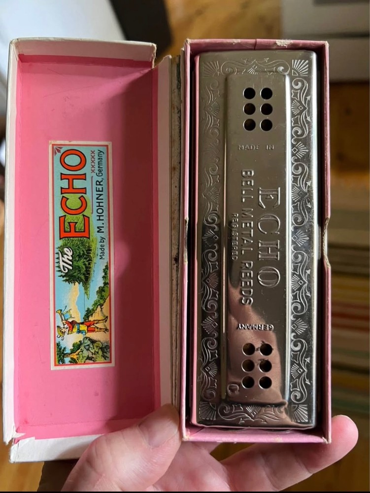 Vintage Hohner Echo Harp C/G