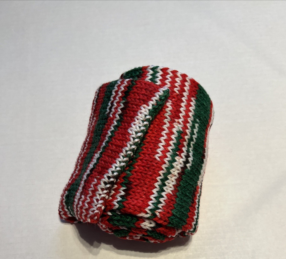 Handmade Knitted Double Layered Hat & Scarf Set