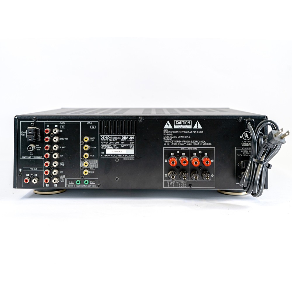 Denon DRA-295 AM / FM Stereo Receiver - Precision Audio Component
