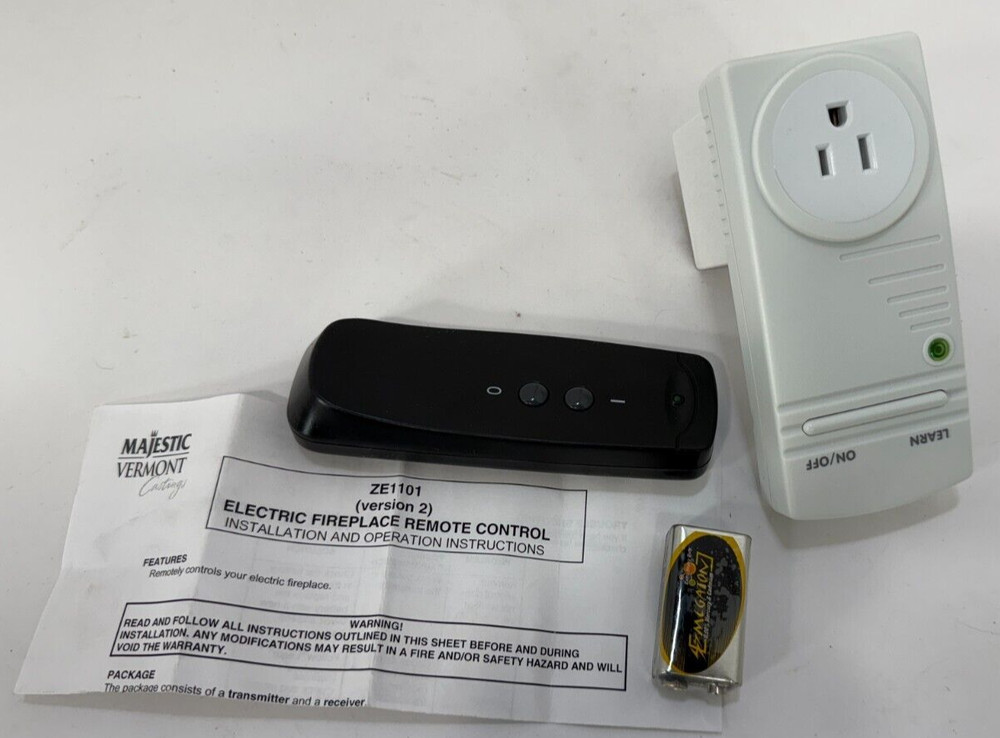 ZE1101 Majestic Fireplace Remote Control ERC1 Light Remote Control Remote Outlet