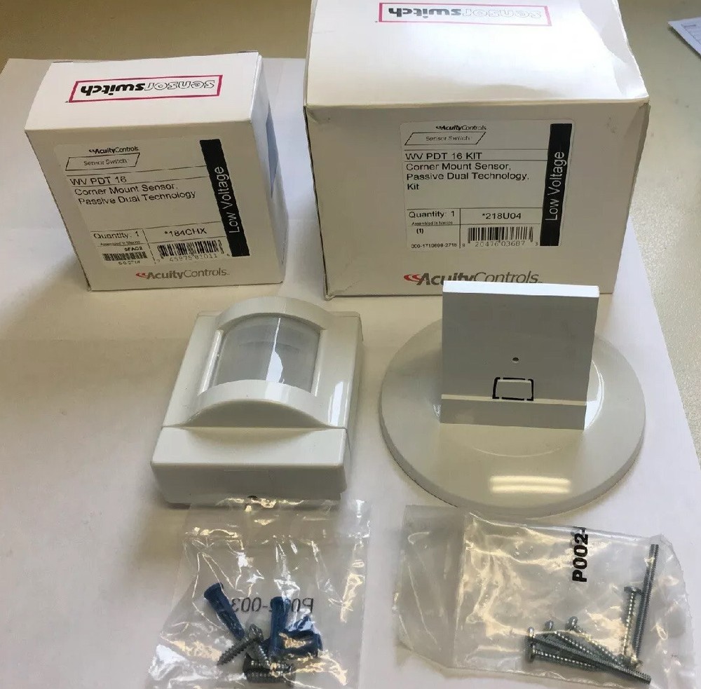 Acuity Controls - Sensor Switch WV PDT 16 R corner mount kit