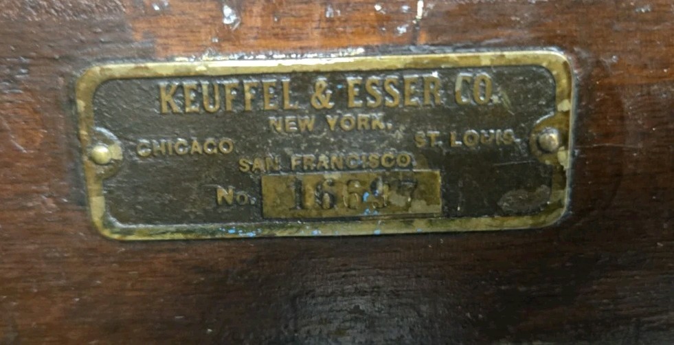 RARE Keuffel & Esser Co. EARLY 1900s Twisted-Frame Surveying Transit Antique