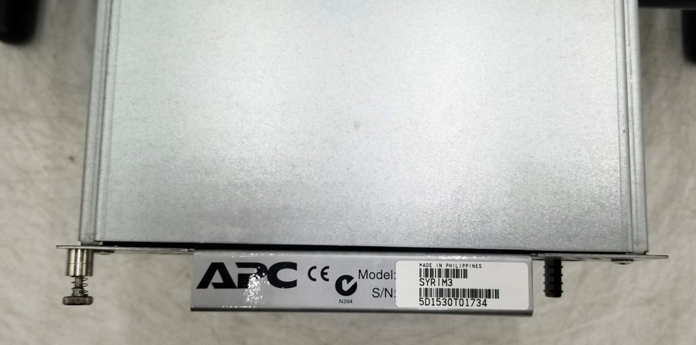 APC Redundant Intelligence Module Model: SYR1M3