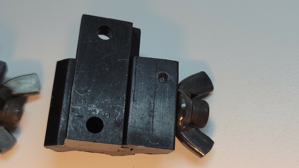 Quic-kee Flat Barrel 7/8" Hole Pattern Muzzleloader Quick Release Scope Bases