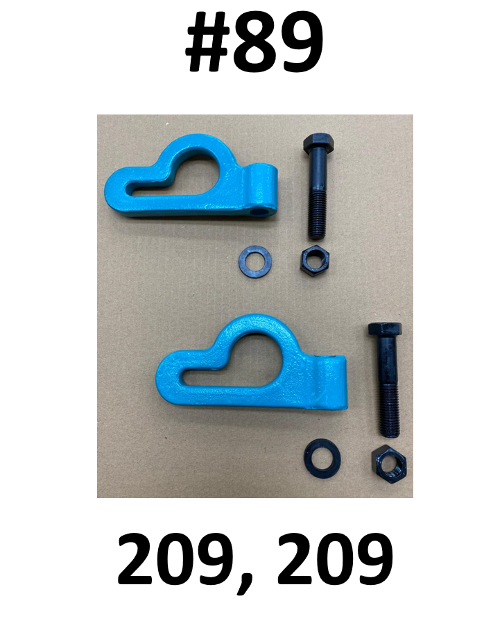 SET#89 - (2) TWO MO CLAMP STYLE #1450 Numerous Angle Puller (NAP) Frame Machine