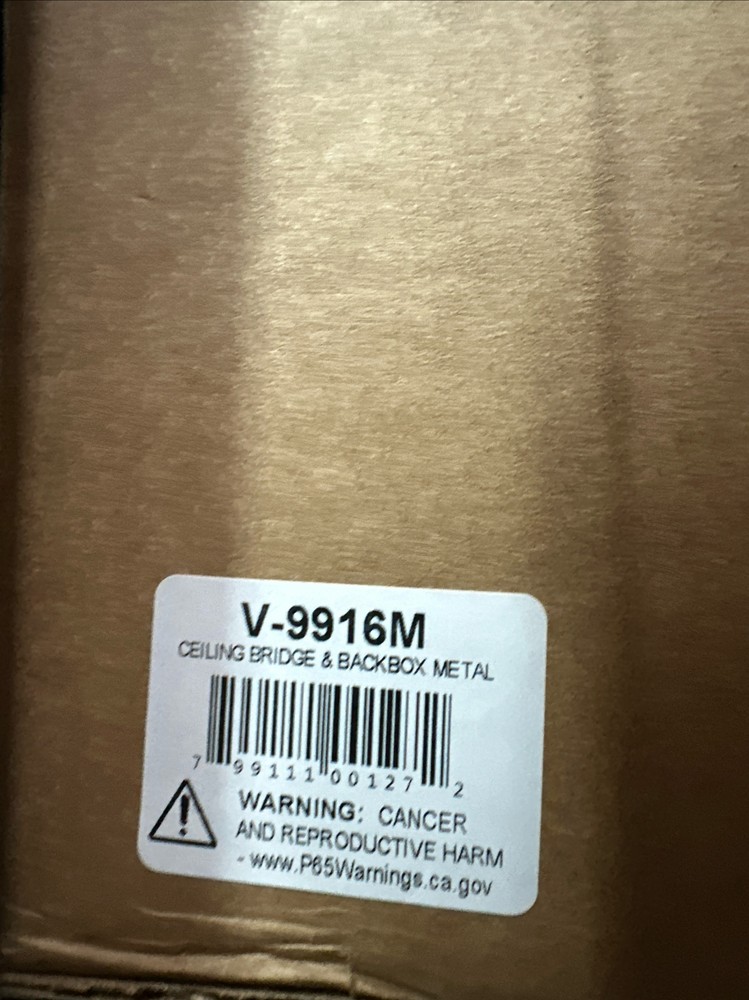 Valcom V-9916M Bridge and Backbox Combination for 8" Ceiling Speaker
