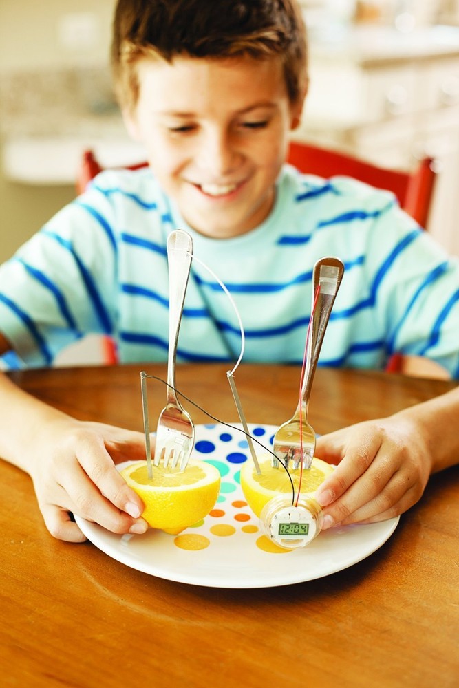 New 4M Lemon Powered Clock for kids educational