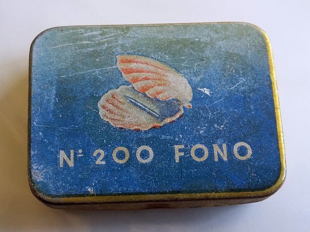 PG288 Gramophone needles SHELL box gramophone dots (indefinite brand) EMPTY