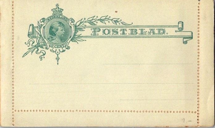 Netherlands Higgins & Gage A1a Unused.