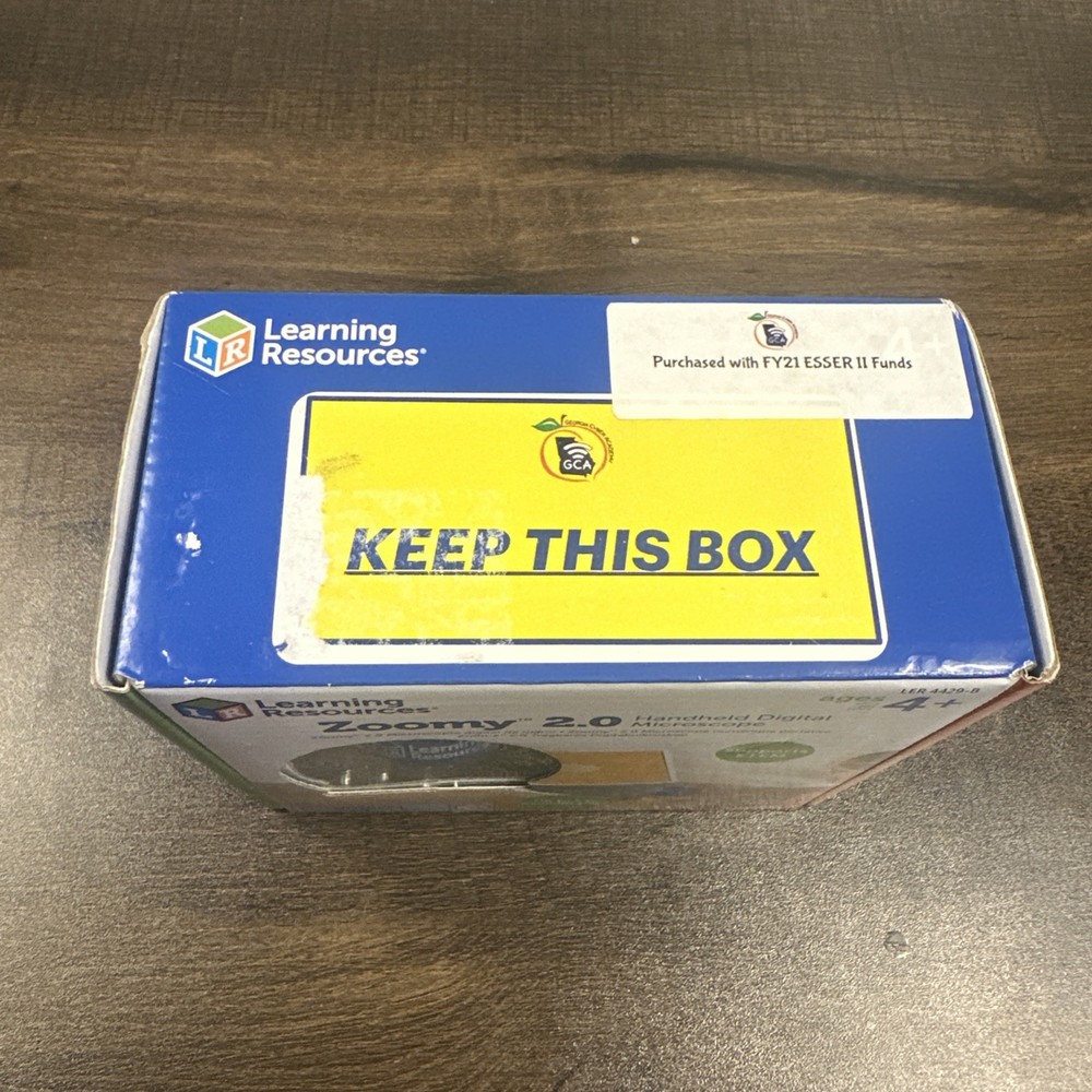 Learning Resources Zoomy 2.0 Handheld Digital Microscope STEM 54X Mag A5