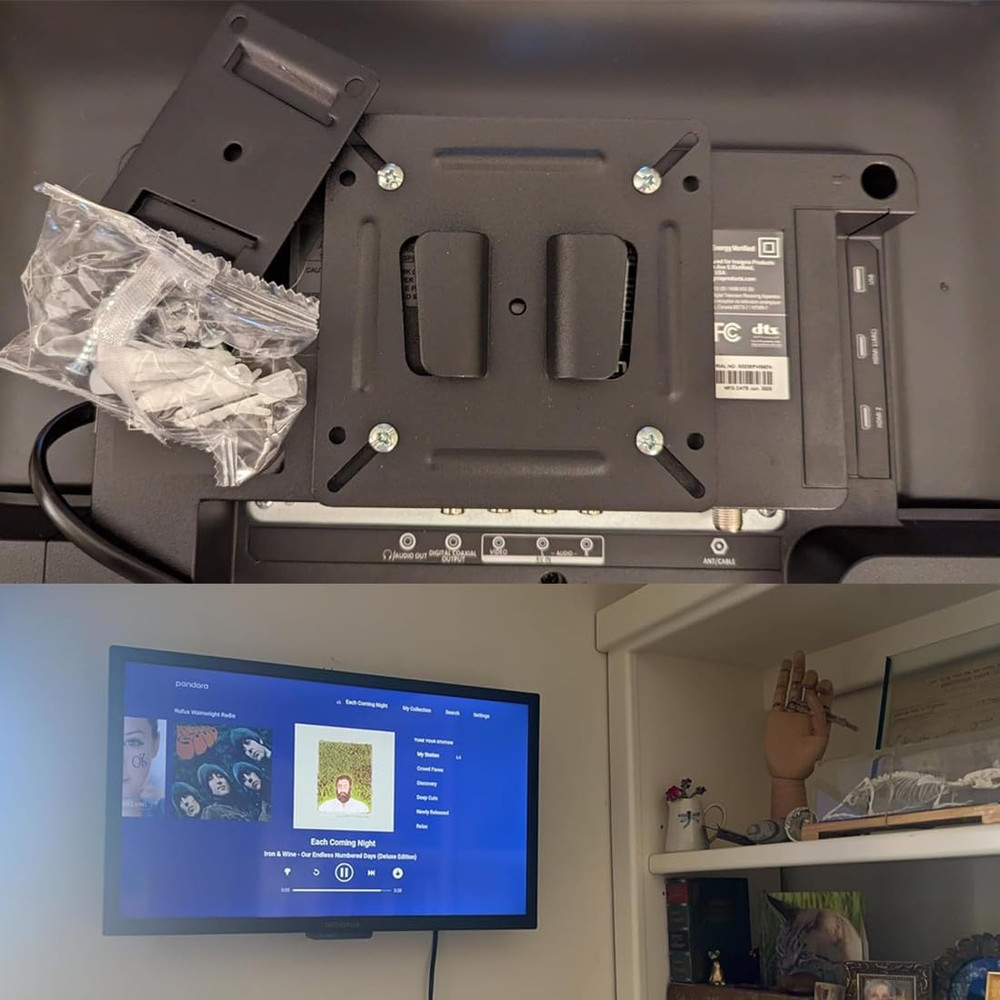 Monitor Wall Mount Most 14-24“ Tvs Computer Universal Low Profile RV TV Wall Mou