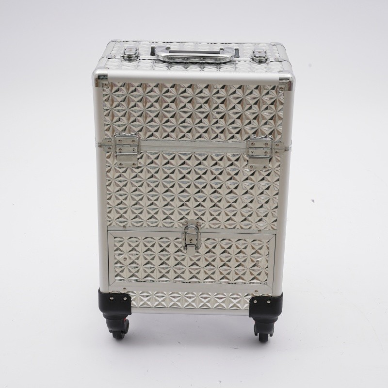 Rolling Makeup Case, Makeup Case, Makeup Case with 4 Universal Wheels