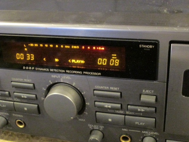 JVC TD-W309 Dual Cassette Deck Auto Reverse Dolby B-C, NO REMOTE