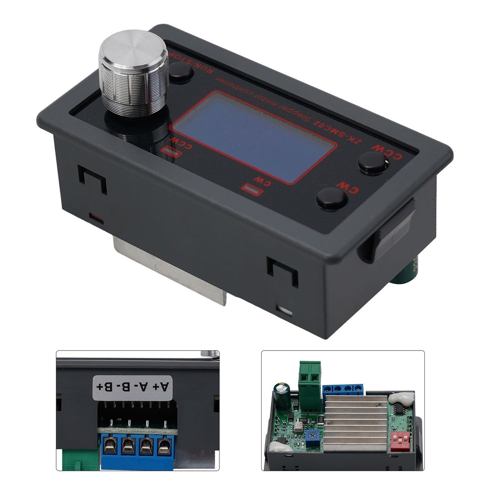 Compact Stepper Motor Control Module LCD Screen Precise Motion Control