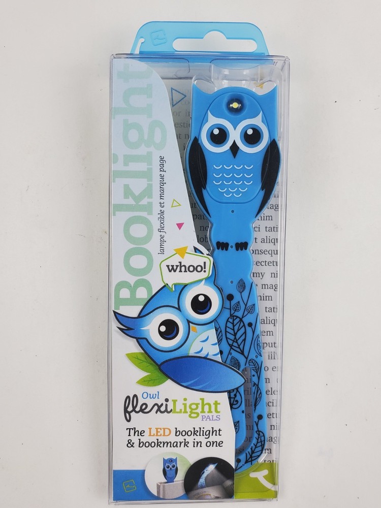 Owl Book Light : Flexilight Pal Reading Light 2 In 1 Bookmark Clip On LED Reader