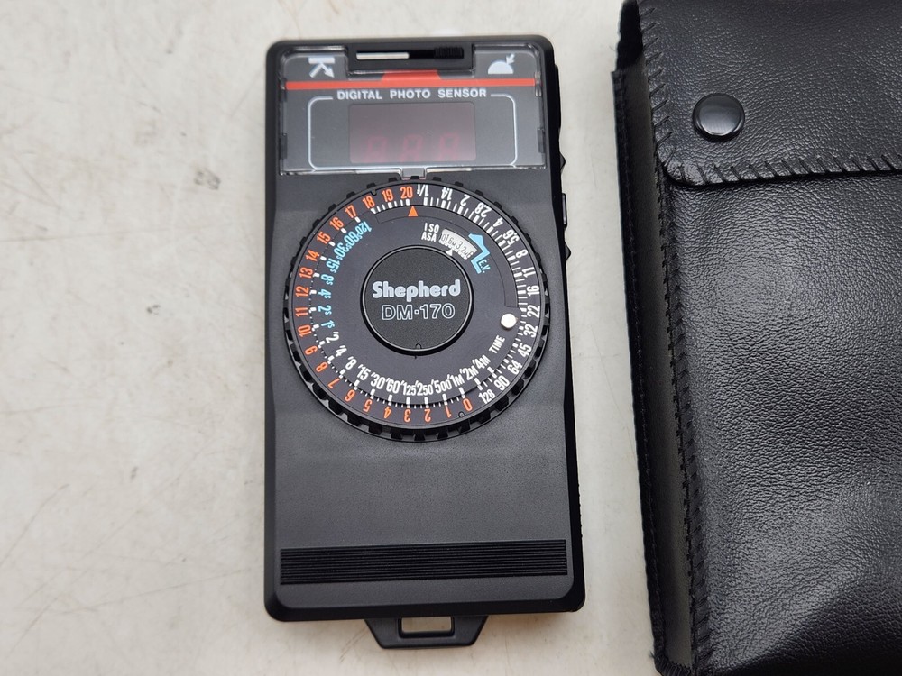 Shepherd DM-170 Digital Photo Sensor Light Exposure Meter w/ Case