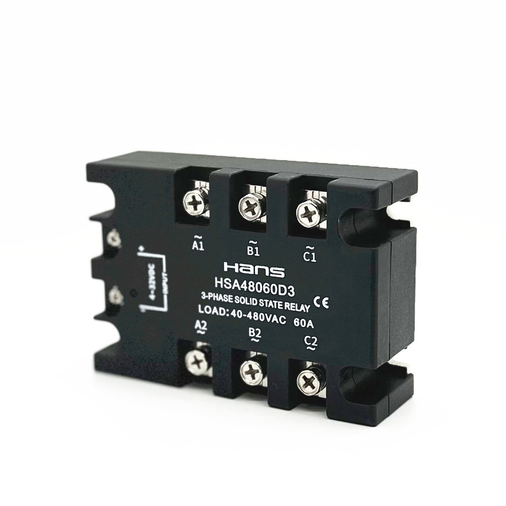 1x 40A~120A DC-AC 4-32VDC/40-480VAC Three-phase solid state relay