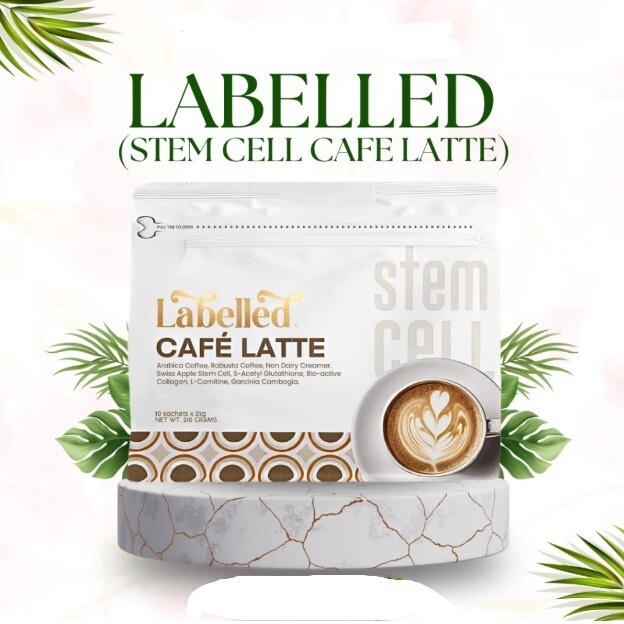 Labelled Café Latte Coffee (10 sachets)