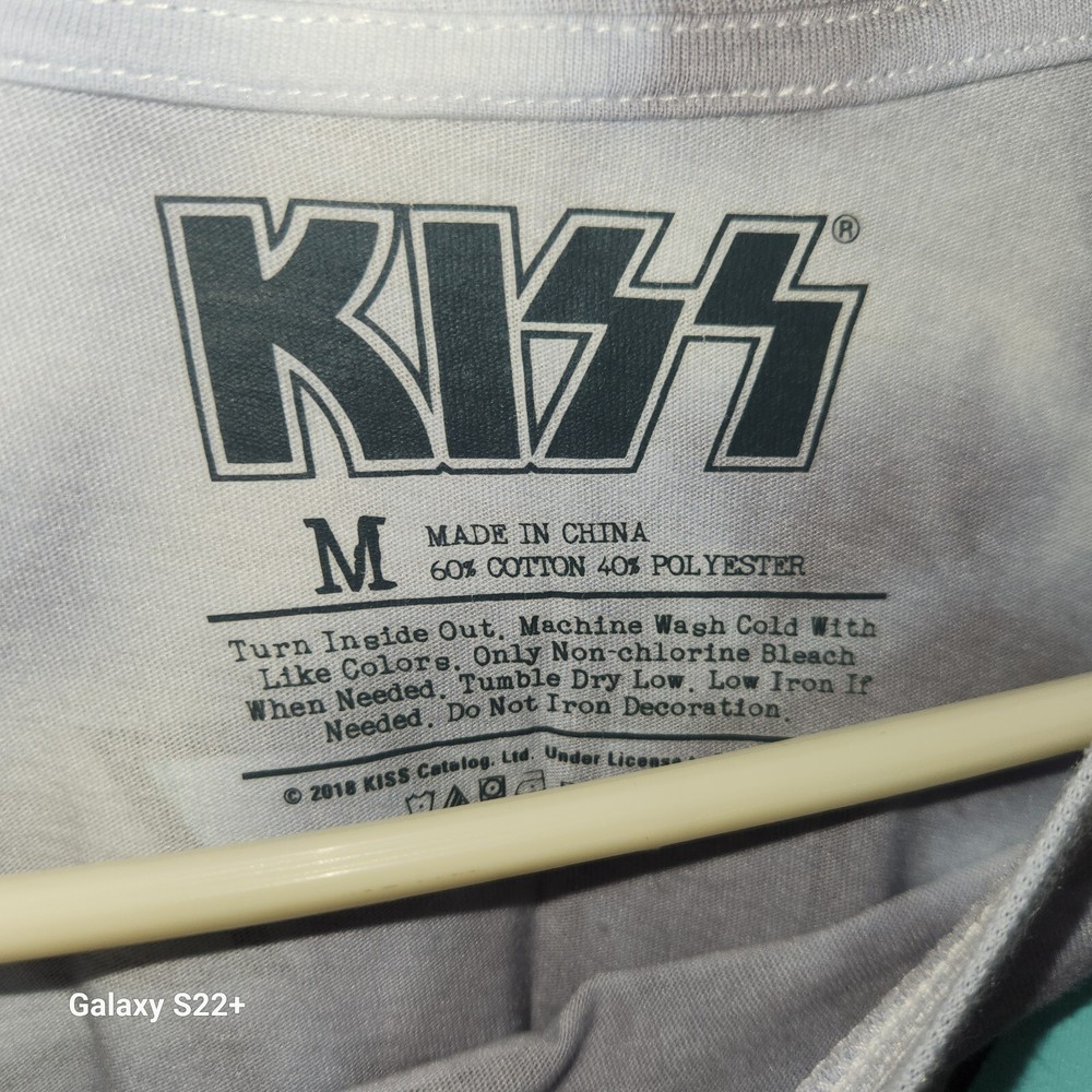 Kiss Concert Shirt Long Sleeve Size Medium