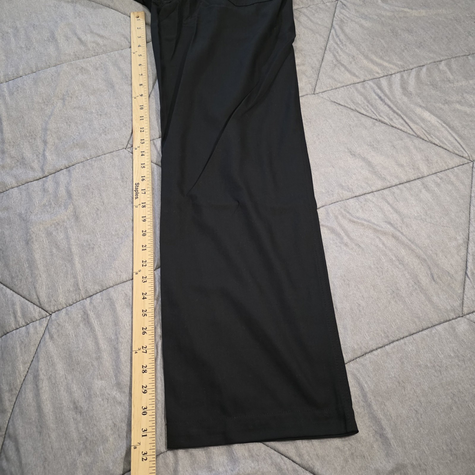 Chef Works Professional Series Chef Pants Mens Small Black Stretch PSER-BLK-S