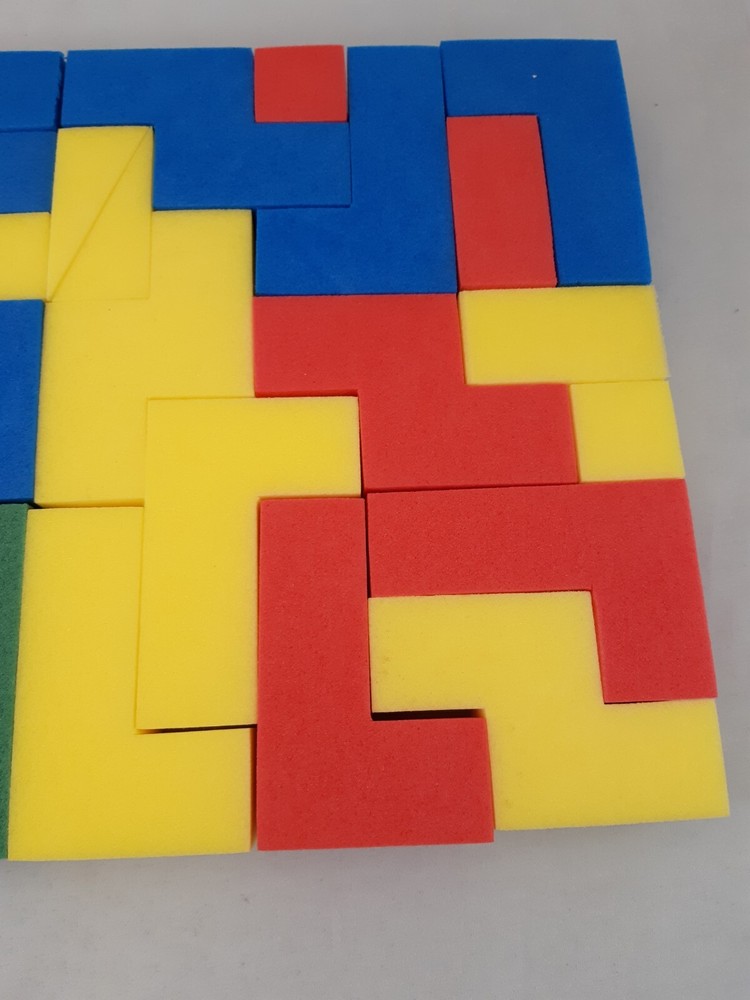 Math Geometric Foam Learning Pattern Shape Blocks Educational Homeschooling