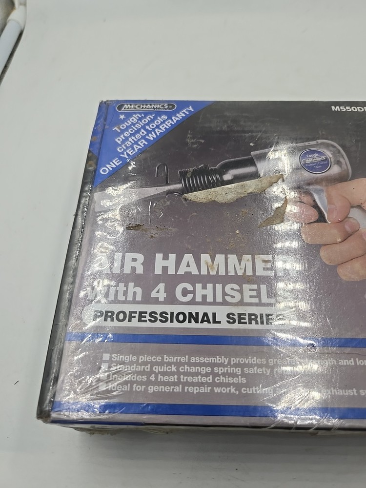 Performance Tool M550DB Air Hammer With 4 Chisels