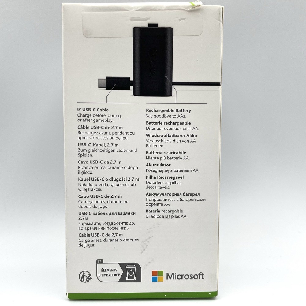 OEM Microsoft XBOX Rechargeable Battery + USB-C Cable for Wireless Controllers