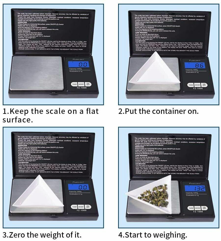 0.1g precision electronic digital kitchen food cooking scale