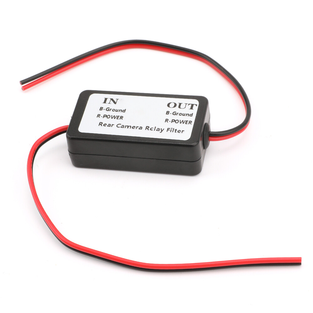 Car Reverse Backup Camera Relay 12v Capacitor Filter Rectifier Box for Rear View